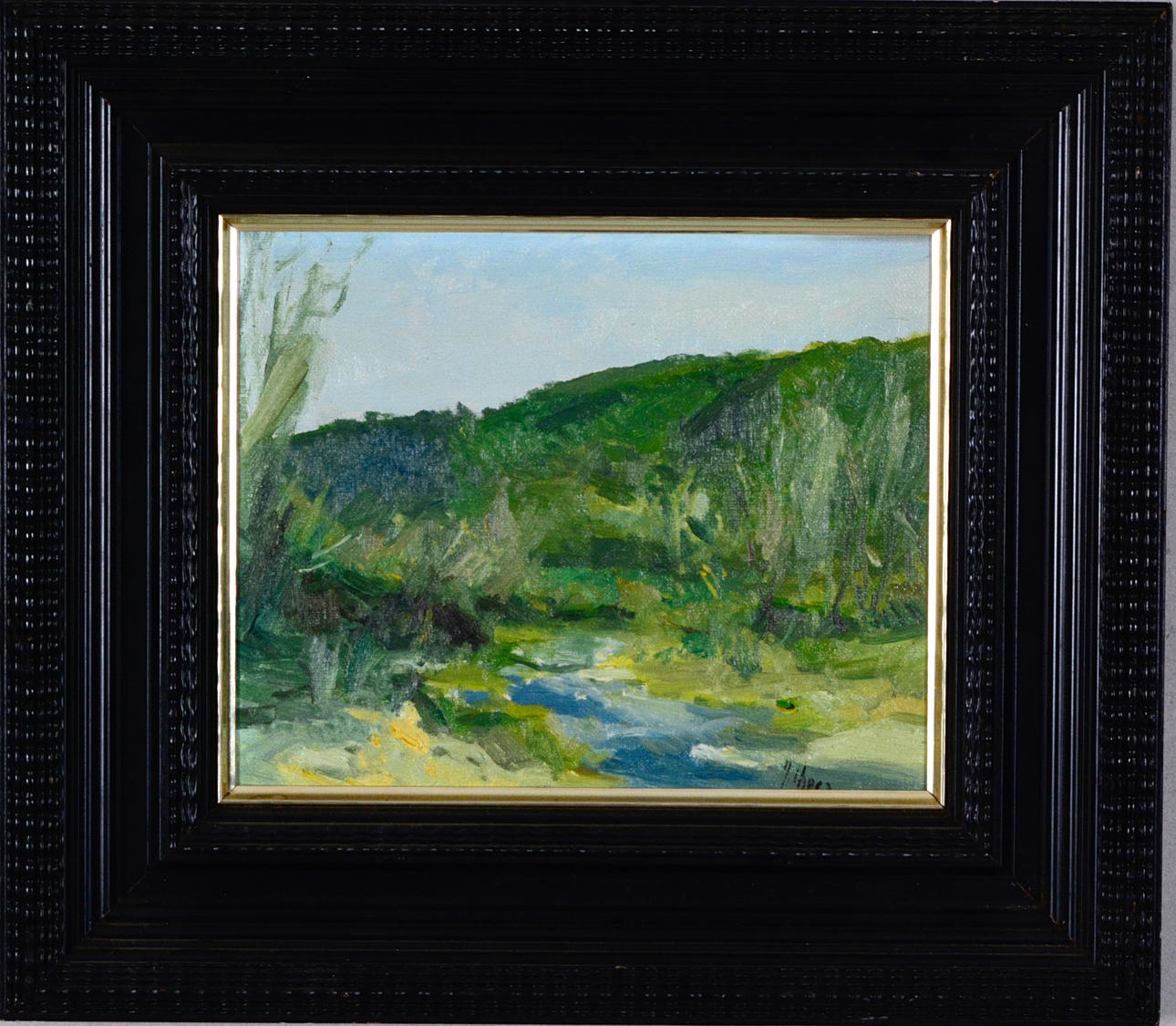 OIDENTIFIERAD KONSTNÄR. Óleo sobre lienzo alimentado sobre panel.