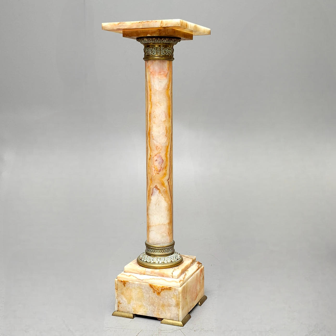 MARBLE AND BRONZE COLUMN.