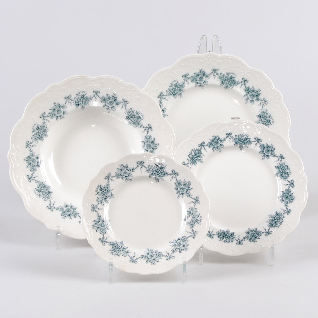 MATSERVIS, 40 delar, porslin, "Feston", Rörstrand, 1900-tal.