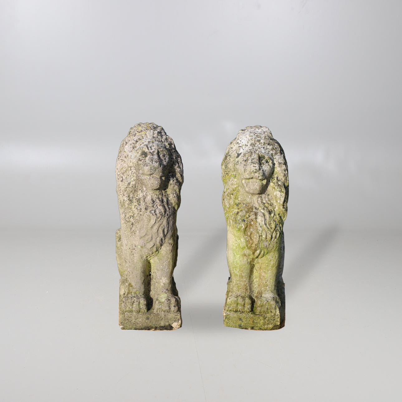 ETT PAR REKONSTITUERADE STENLEJON.