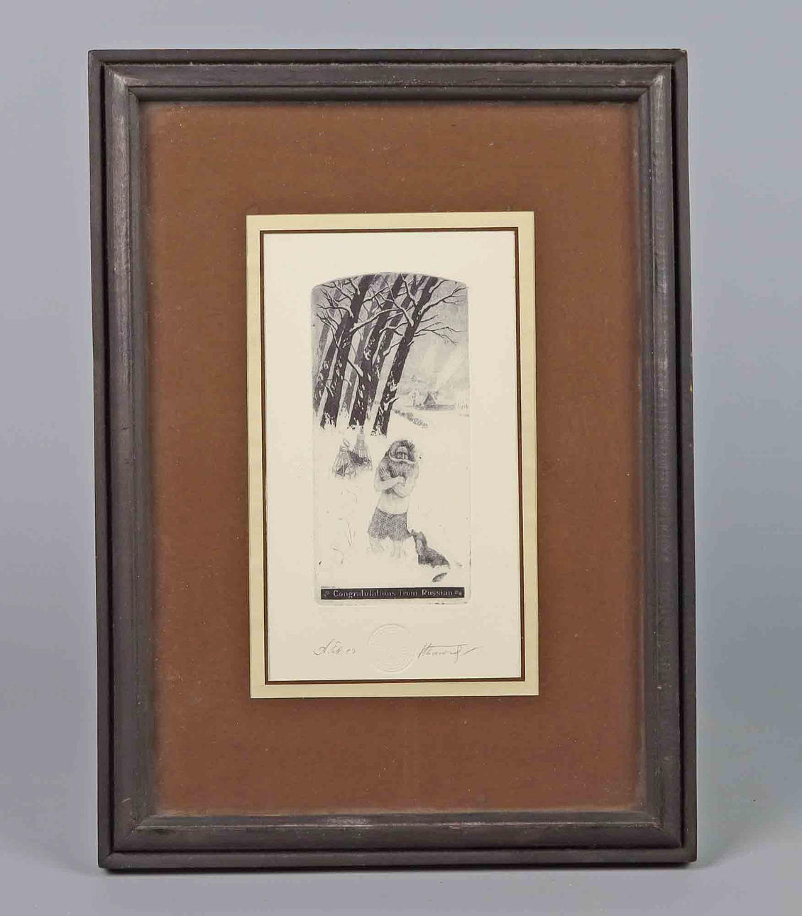 ETCHING - BATAKOV, Nikolai 1991.