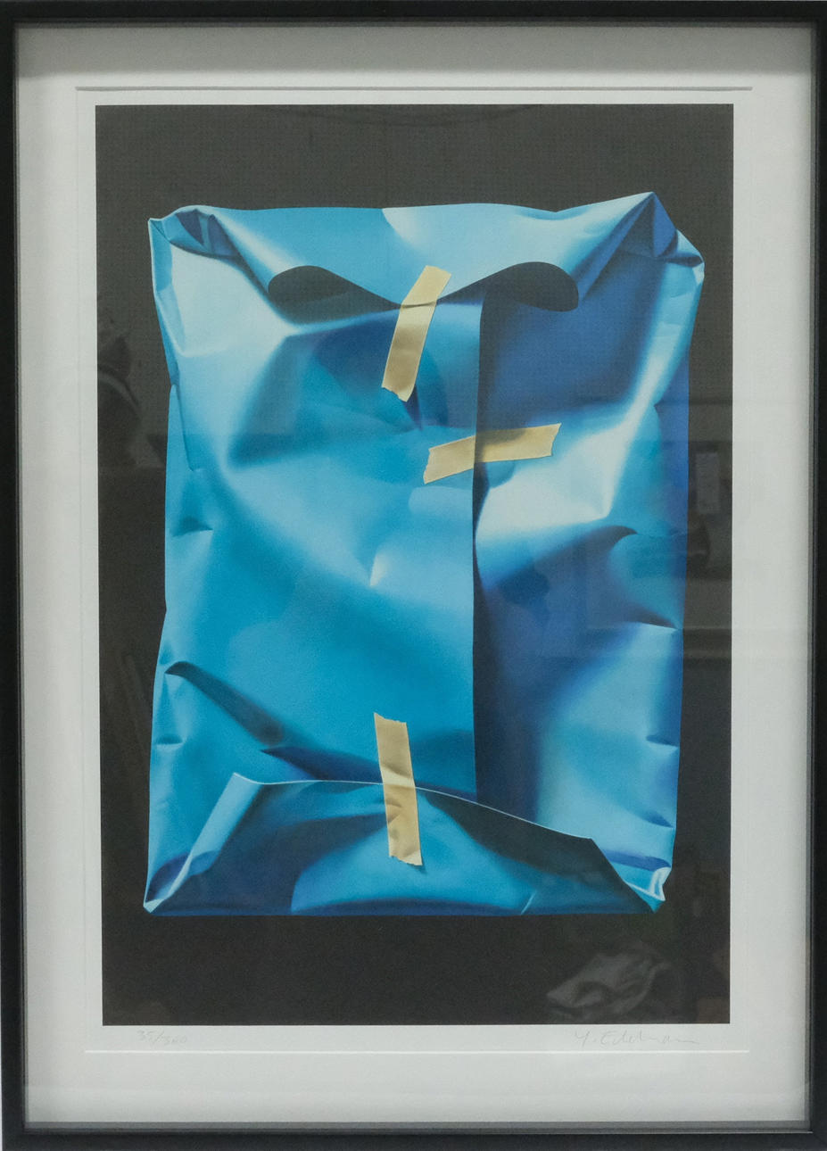 YRJÖ EDELMANN. LITOGRAFI "INPACKAD PICASSO".