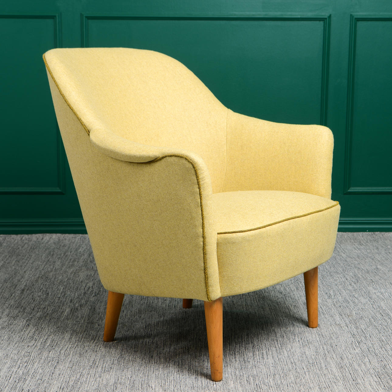 CARL MALMSTEN. "Samspel", fåtölj, formgiven 1956.