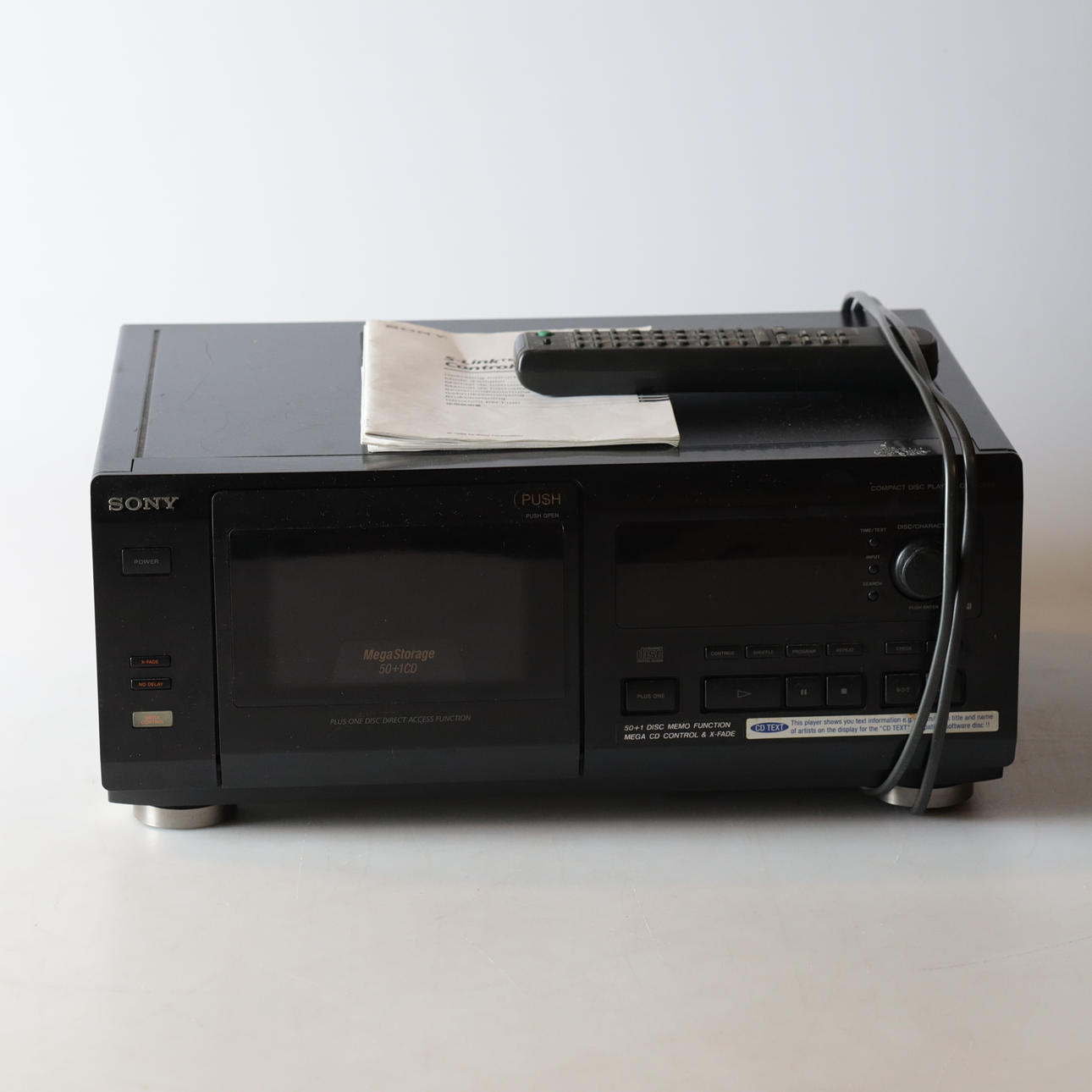 CD-AFSPILLER, SONY, model nr. CDP-CX55, 1999.