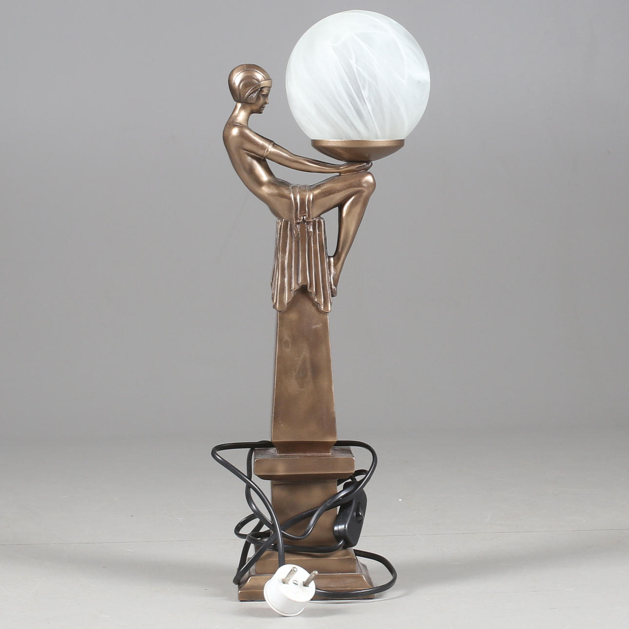 BORDSLAMPA, Art Deco-stil, konstmassa, 19/2000-tal.