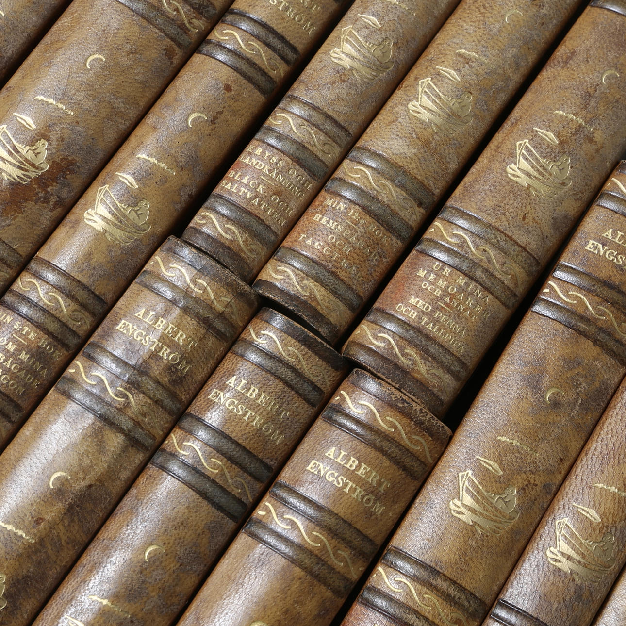 BÖCKER, 15 st, Albert Engström, Albert Bonniers förlag.