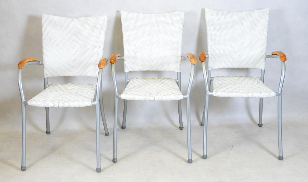 TRÄDGÅRDSSTOLAR, 3 st, Jutlandia, 2000-tal.