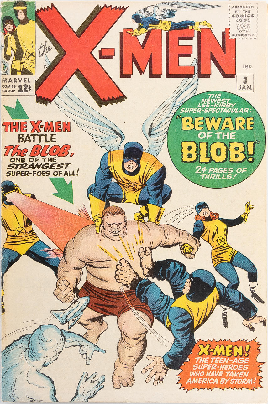 COMIC BOOK, Marvel Comics' X-Men, #3 Jan” 1964.