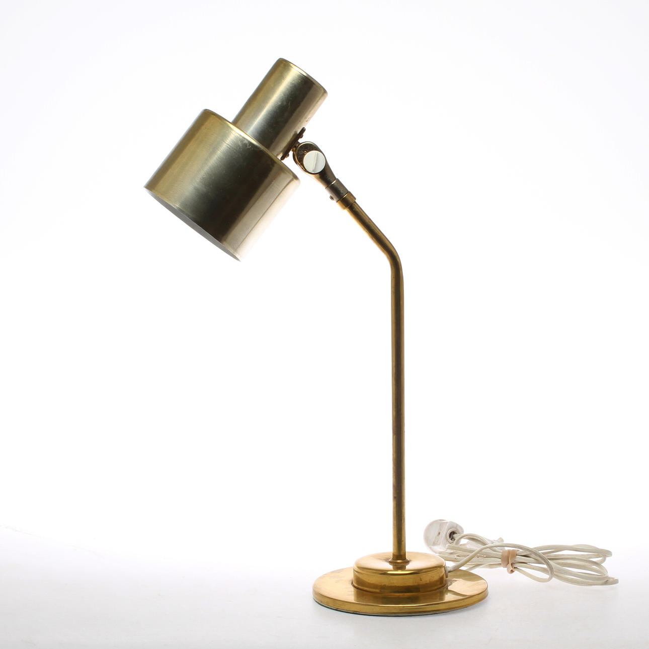 BORDSLAMPA, mässing, GK, 1900-talets andra hälft.