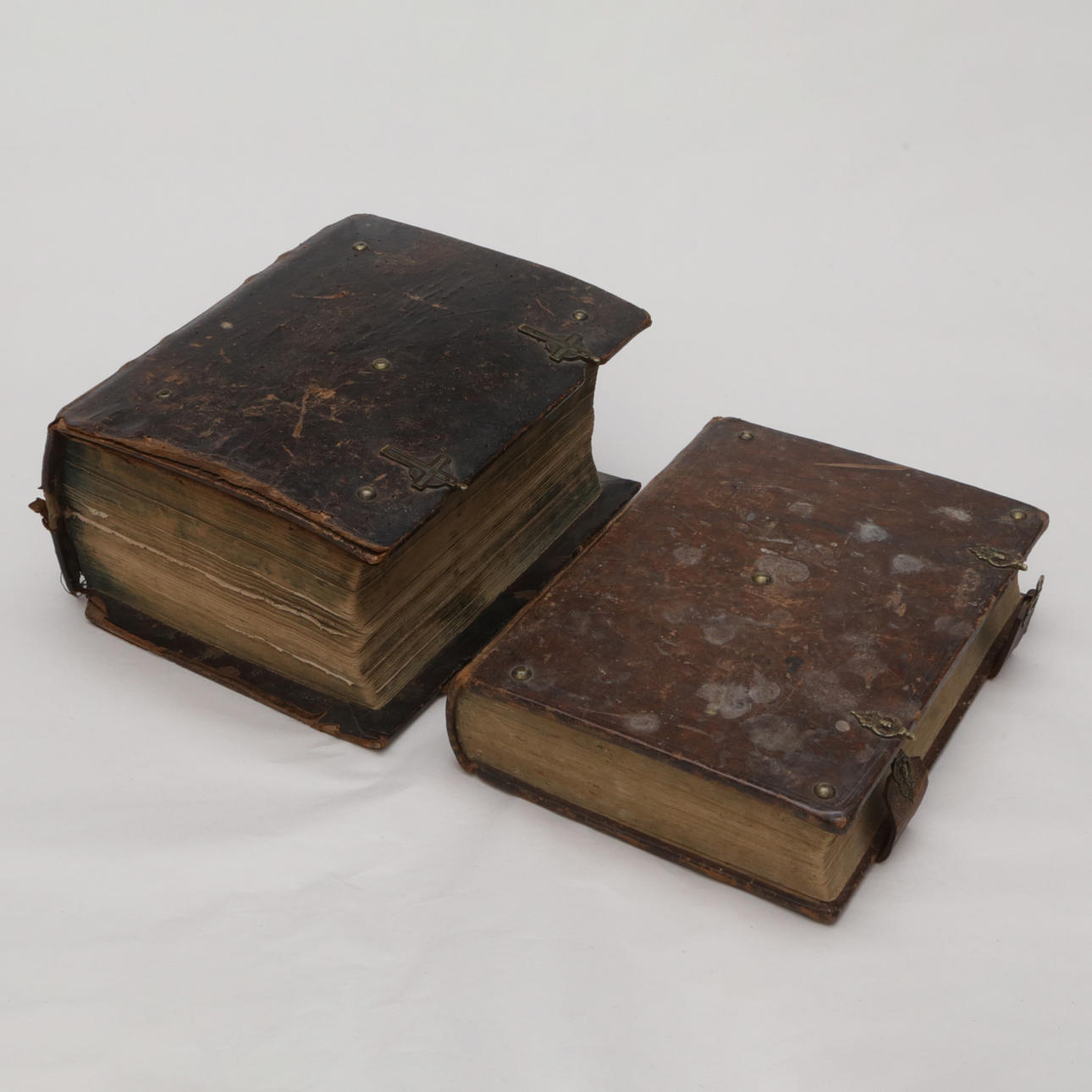 Dos biblias del siglo XIX.