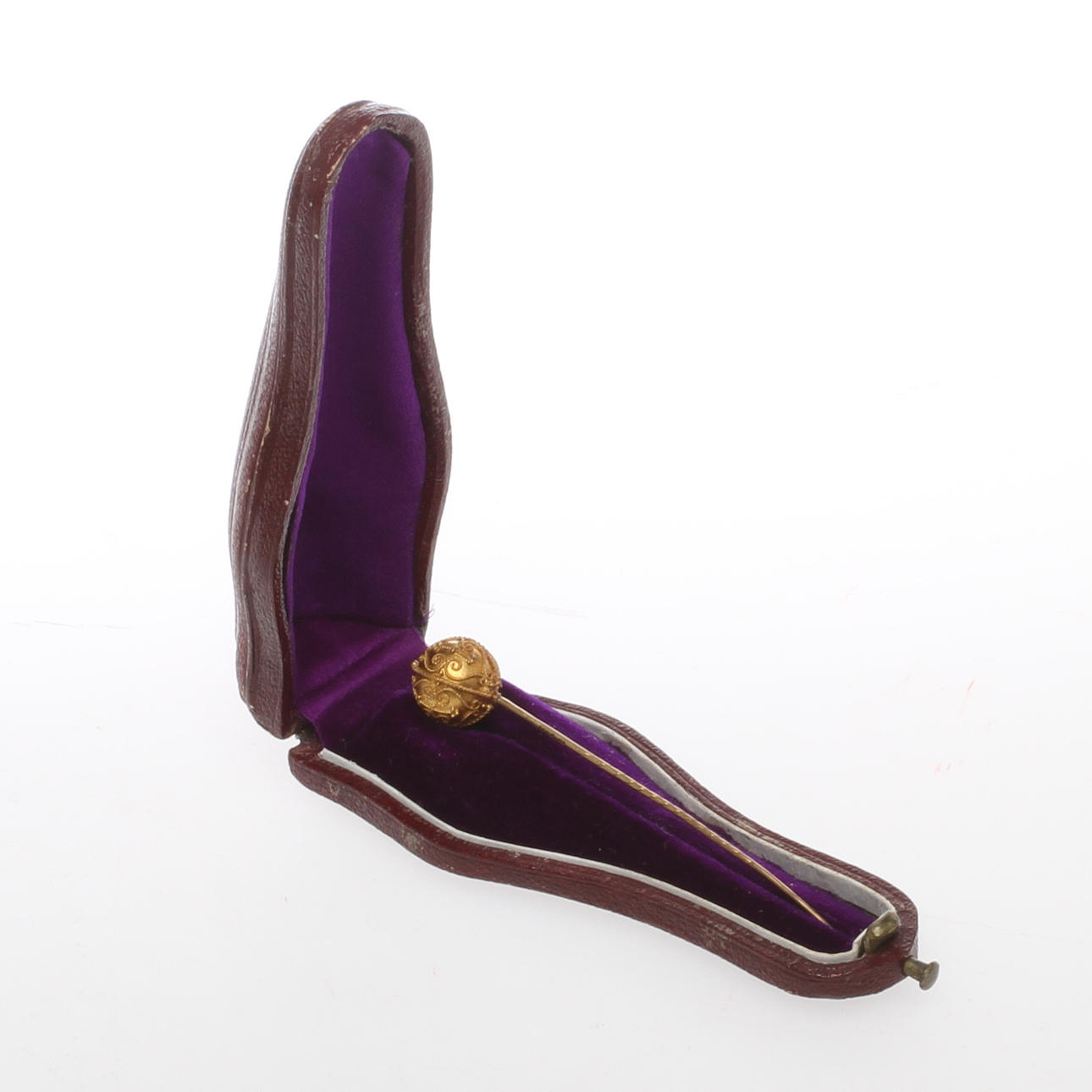 KRAVATTNÅL, 18k guld, stämplad GD, Sverige, 1900-tal.