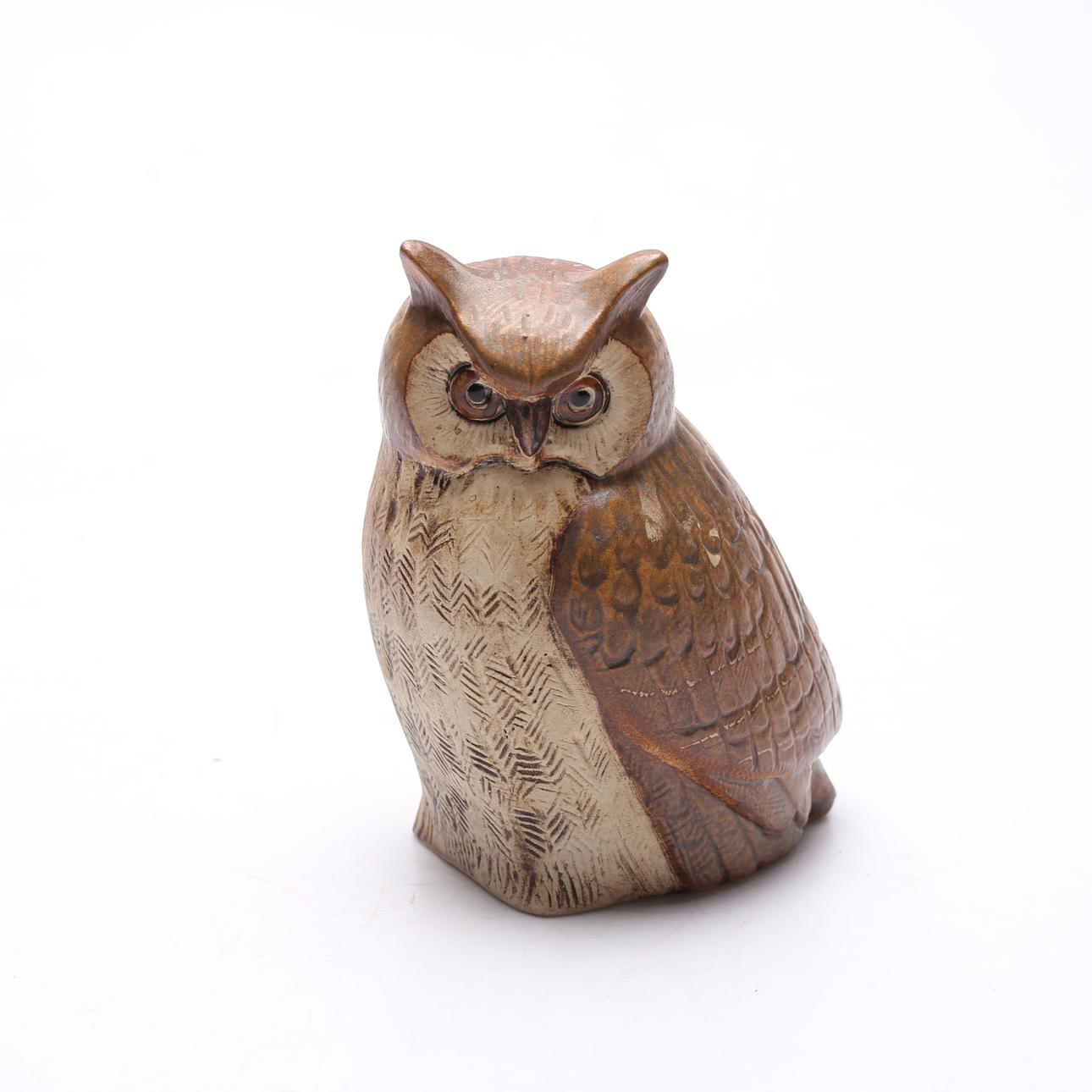 A ceramic figurine, Lisa Larson, “Owl”.