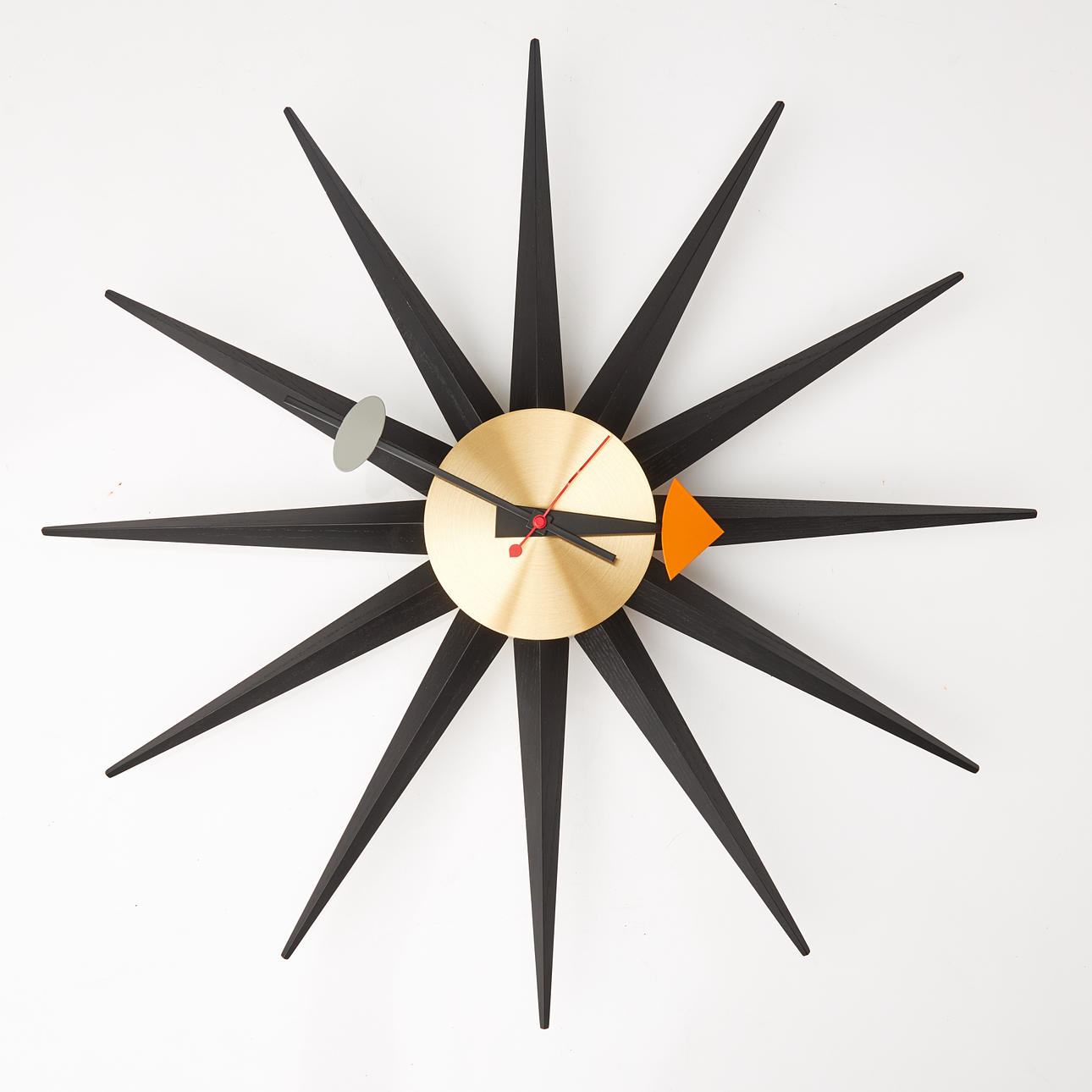 GEORGE NELSON, “Sunburst Clock”, wall clock for Vitra.