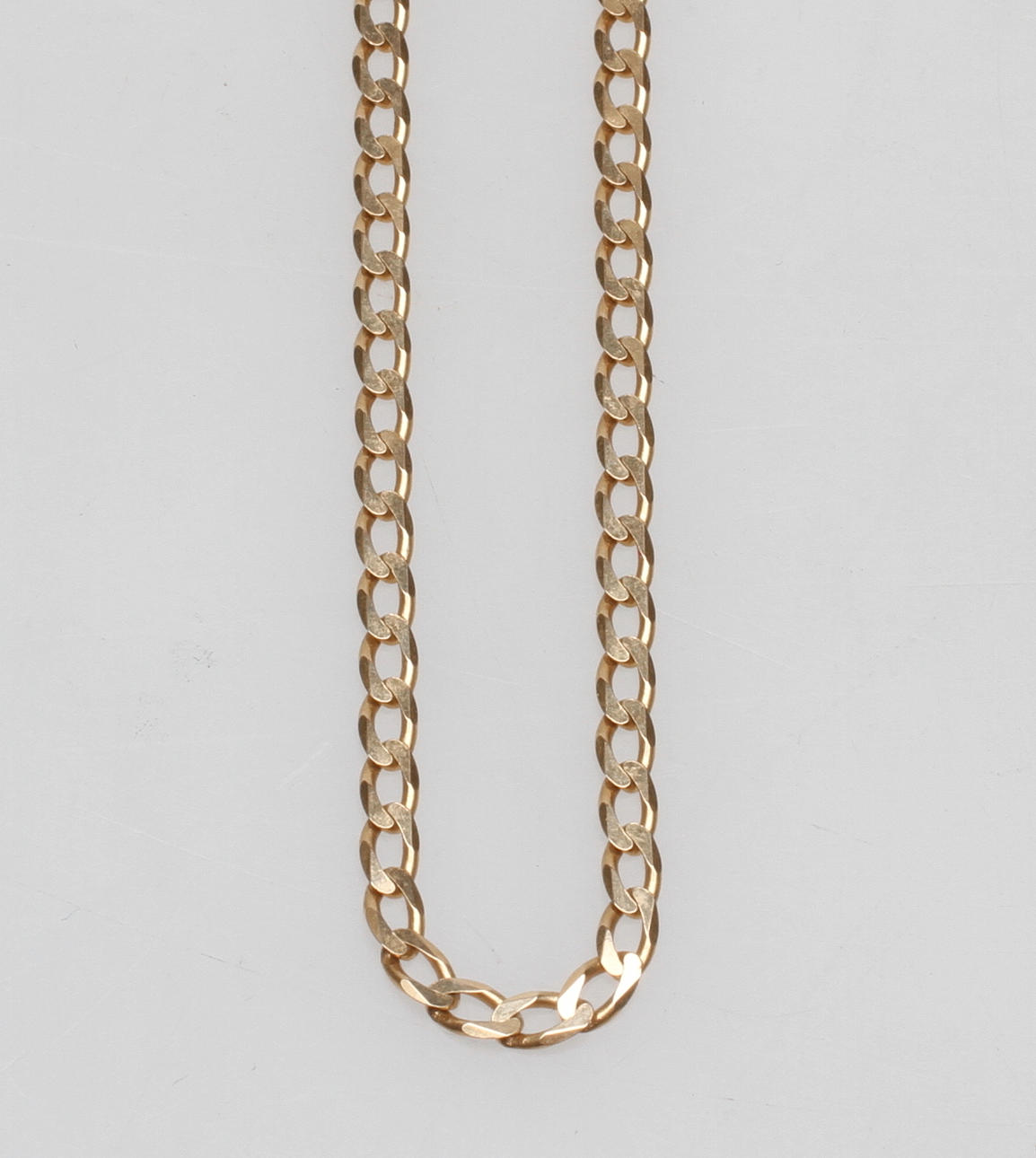 HALSKEDJA PANSAR, 18k guld, vikt ca 9,3 gr.