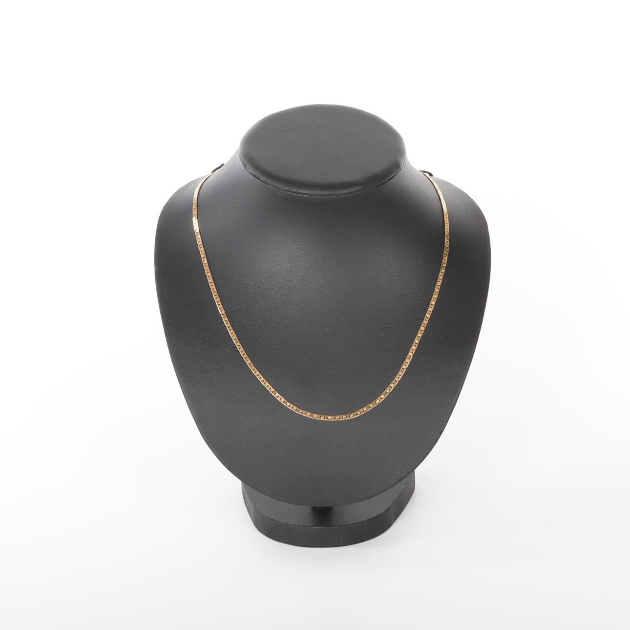 NECKLACE, 18K gold, flat link, Vieri, Italy.