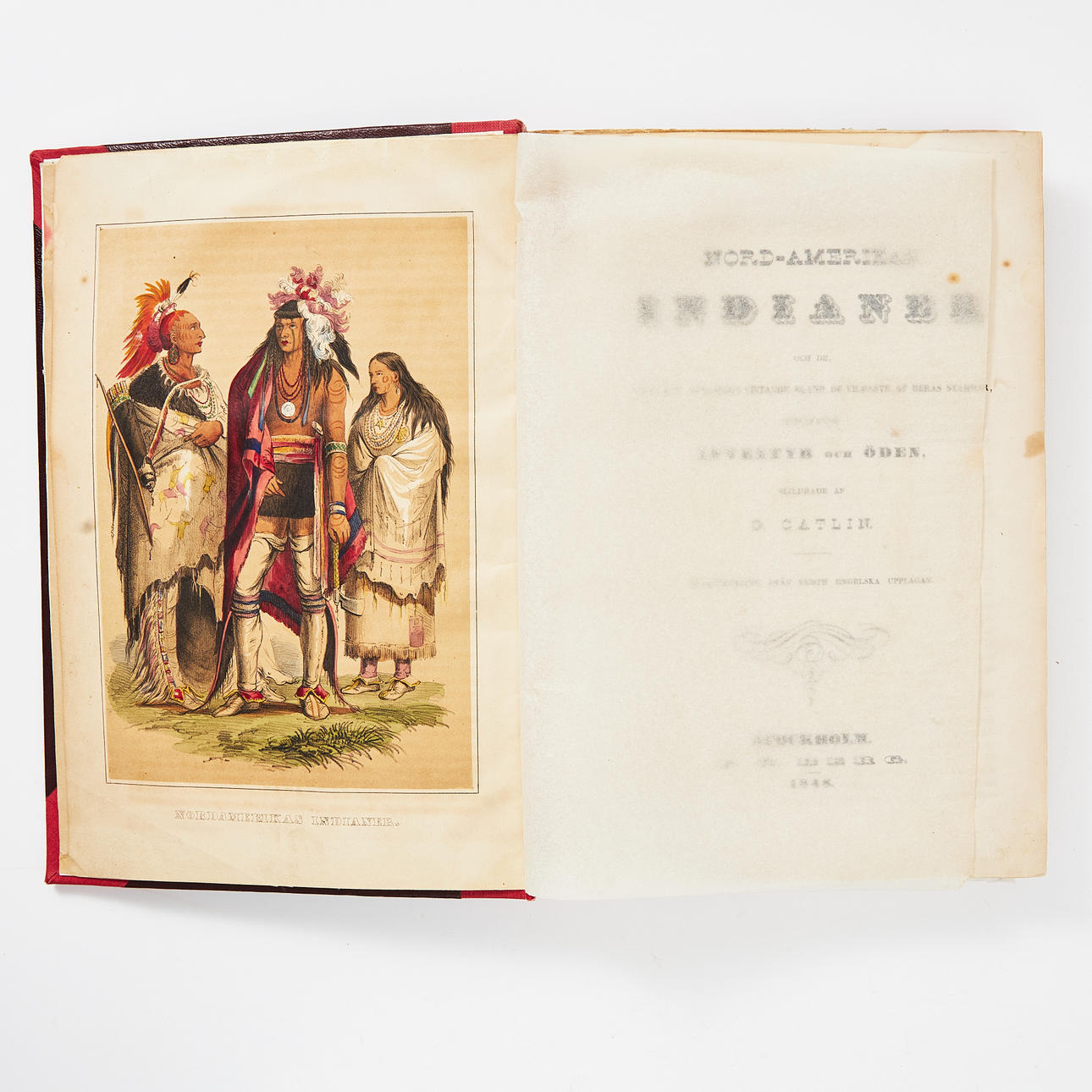 CATLIN, NORDAMERIKANISCHER INDIANER, 1848.