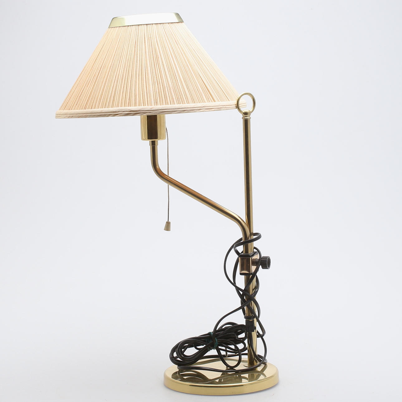 BORDSLAMPA, mässing, märkt Aneta 18818.