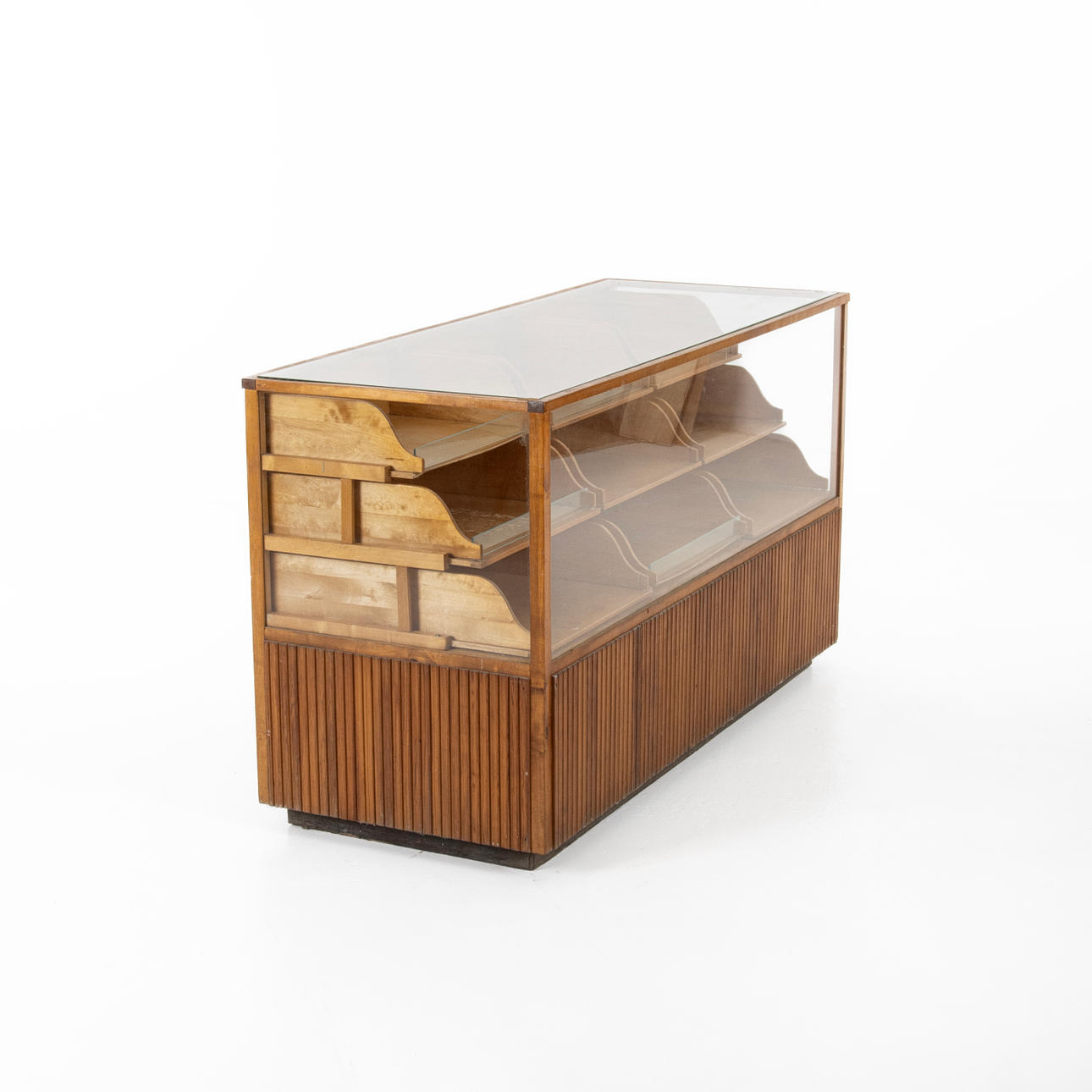 BORDPLADE, 150 cm lang, 1940/50'erne.