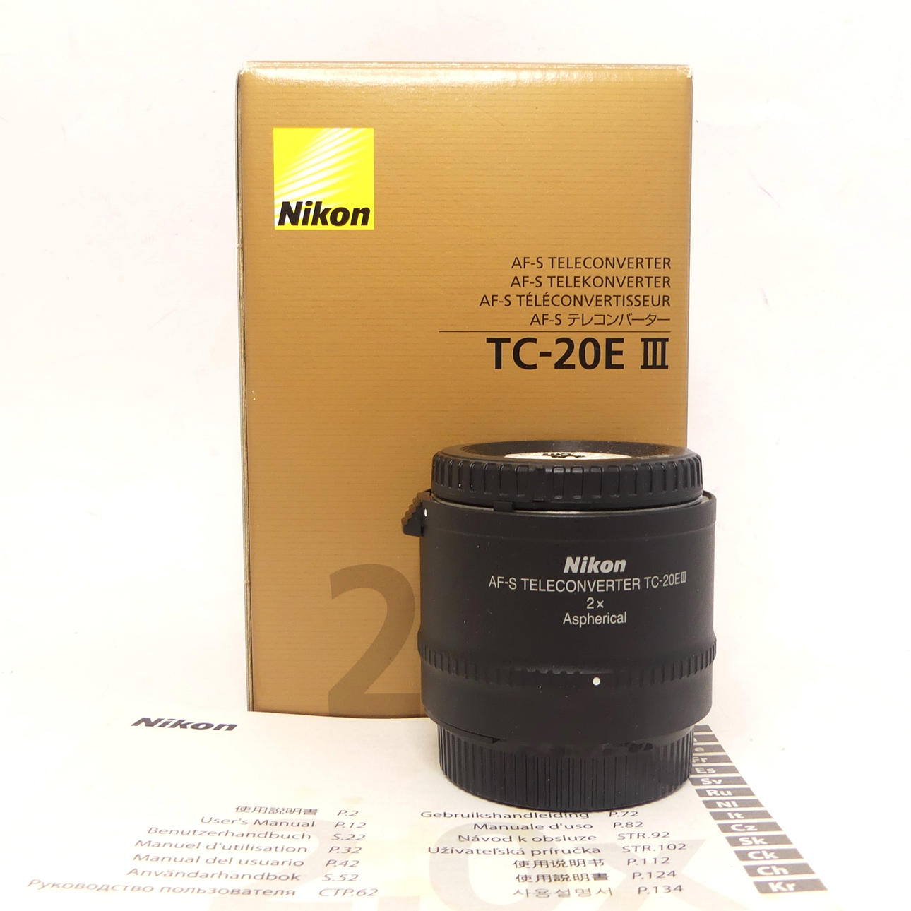 NIKON. TELECONVERSOR, AF-S, TC-20E III.
