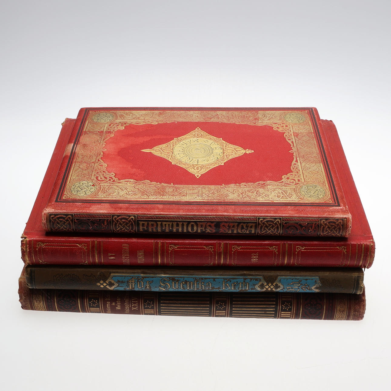 MISCELLANEOUS BOOKS 4 PCS, 1800-1900's.