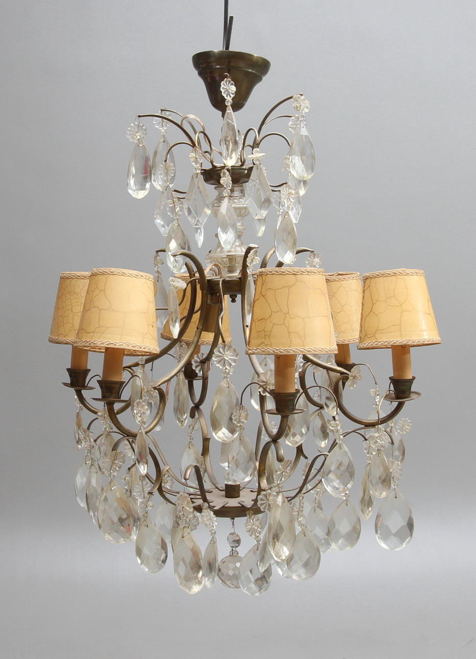 LJUSKRONA, rokokostil, 1900-tal.