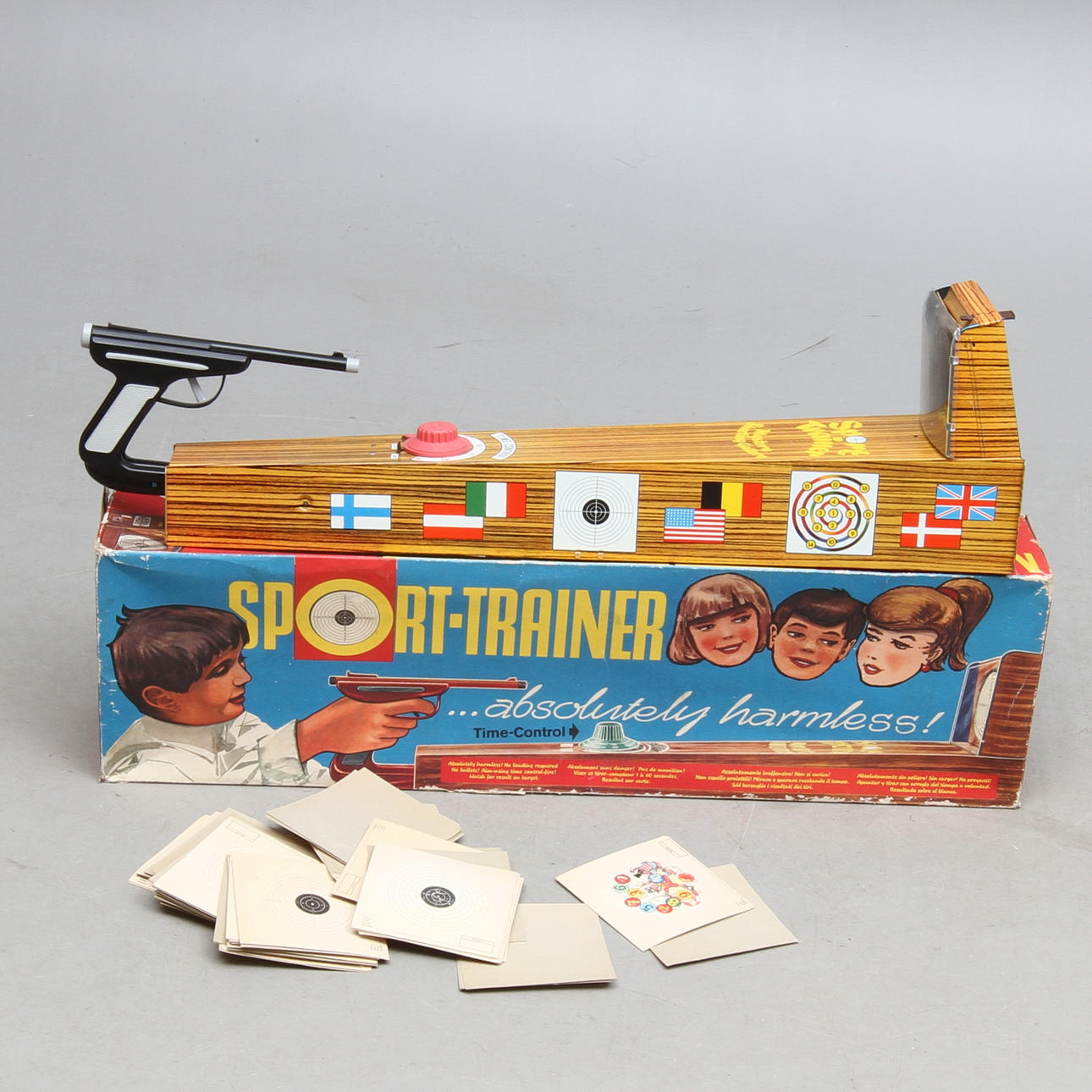 SKJUTBANA, plåt, "Sport-Trainer" omkring 1900-talets mitt.