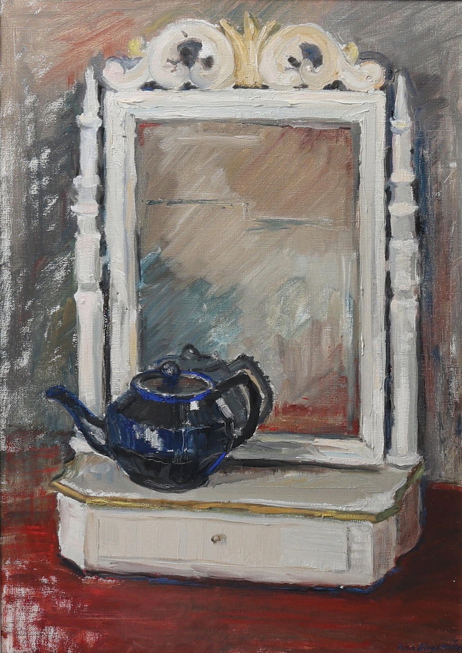 AINA ENGSTRÖM. Måleri, signerad.