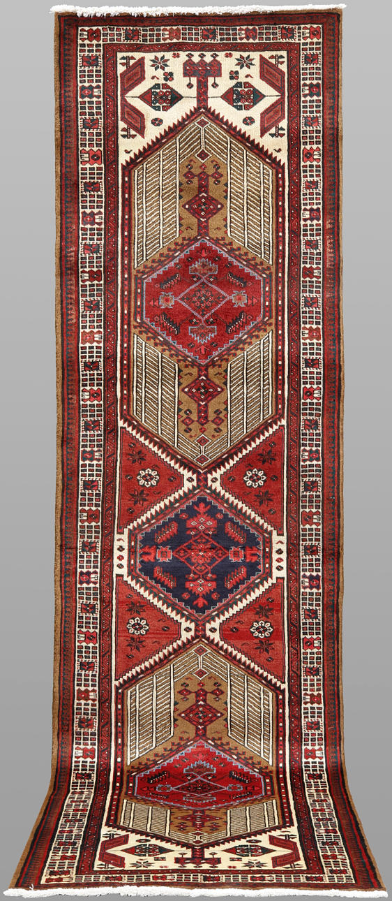 ORIENTMATTA. Hamadan, gallerimodell, 360 x 100 cm.