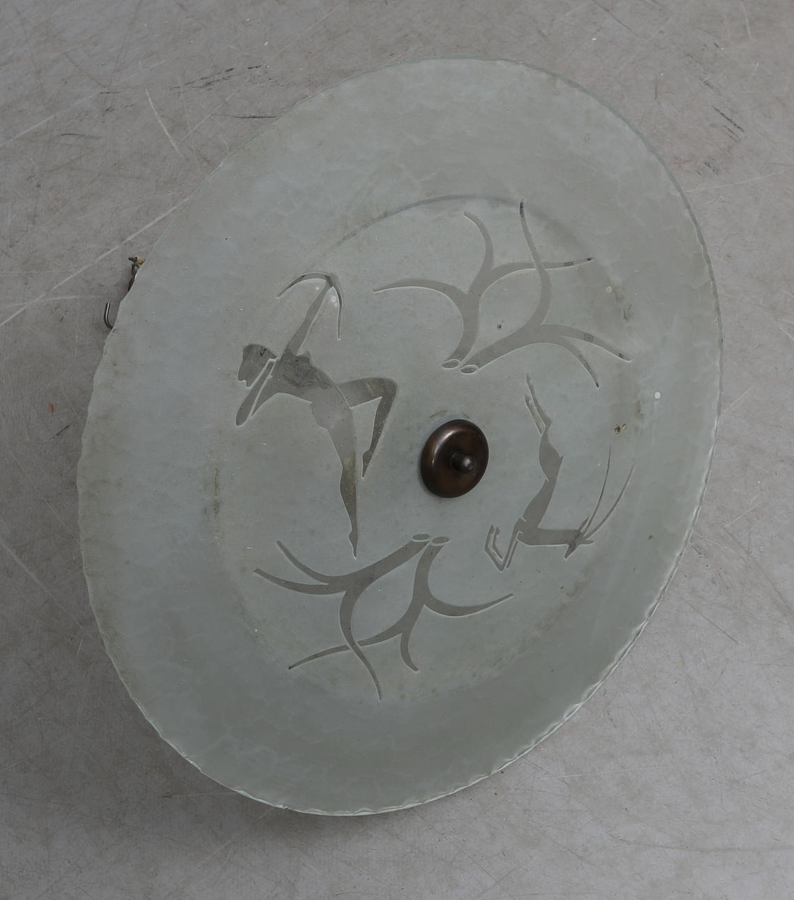 TAKPLAFOND, 1930/40-tal, total höjd ca. 55 cm.