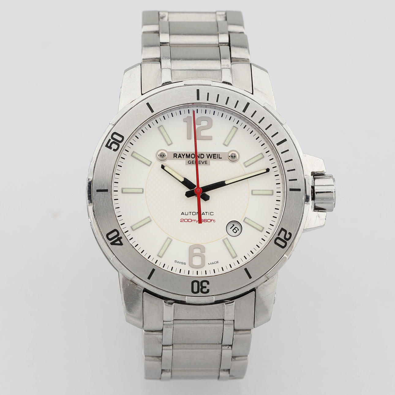 RAYMOND WEIL NABUCCO, steel wristwatch, automatic assignment.