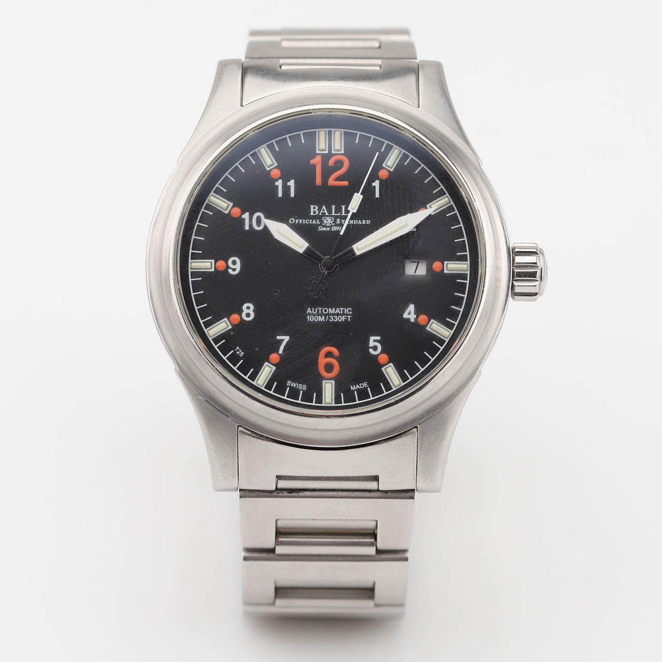 BALL, wristwatch, steel, automatic, approx 2005.