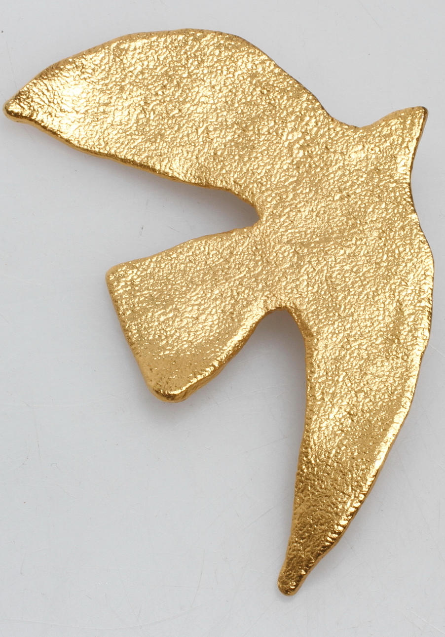 BROSCH, "Peace Dove", Cécil och Jeanne, Frankrike, signerad.