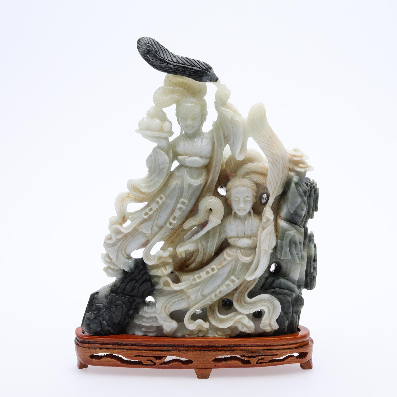 VEISTOS, kiveistetty sisustus. Kiina.