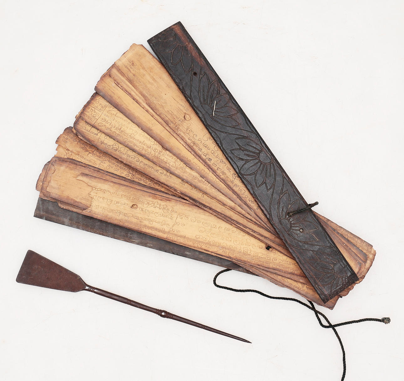 Tibetan "pothi" prayer book, 20th Century.