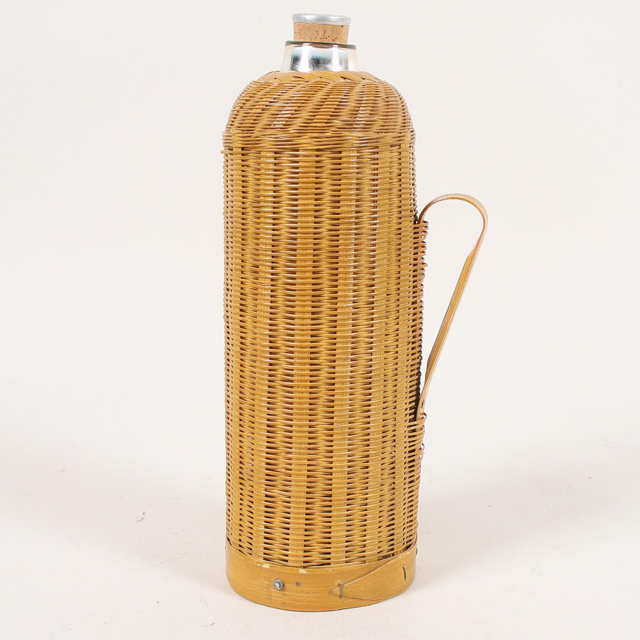 TERMOS, flätad rotting, 1900-tal.