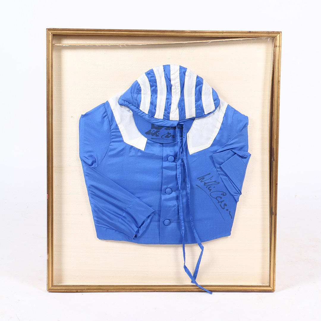 WILLIE CARSON SIGNIERTE RENNSEIDEN.