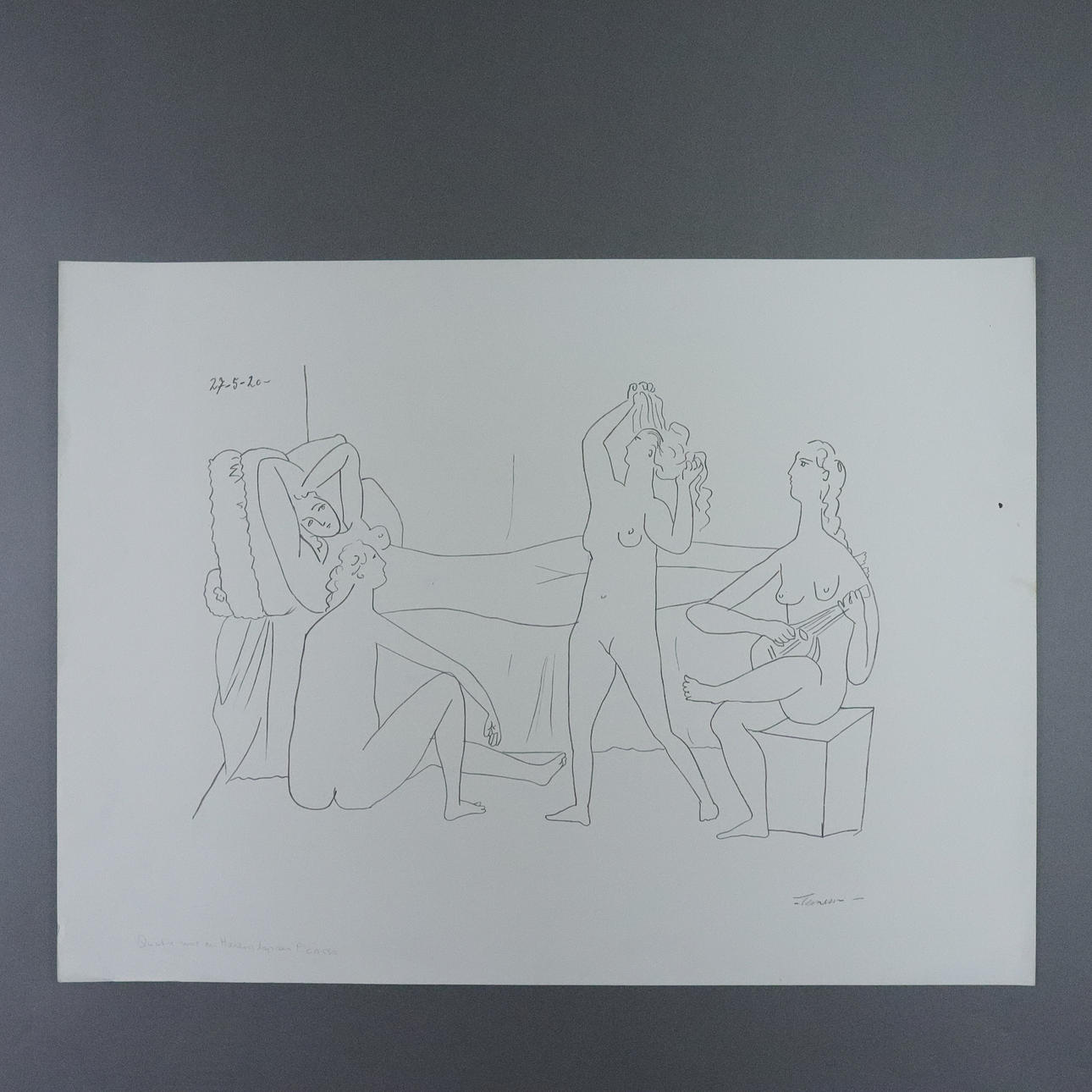 PICASSO, PABLO (1881 MALAGA - 1973 MOUGINS, AFTER) - “QUATRE NUS