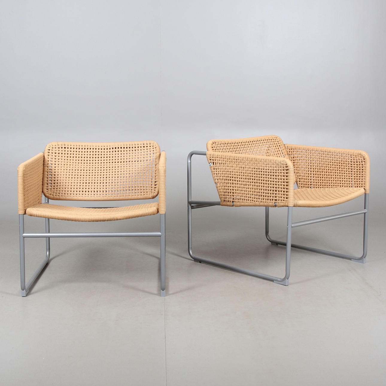 Ein Paar „Industrial“ -Sessel, Piet Hein Eek, Ikea.