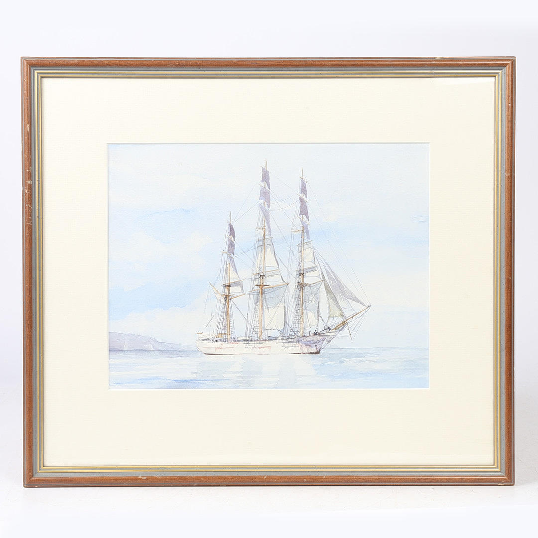 TREMASTAT SEGELFARTYG (BRITTISKT 1900-TAL).