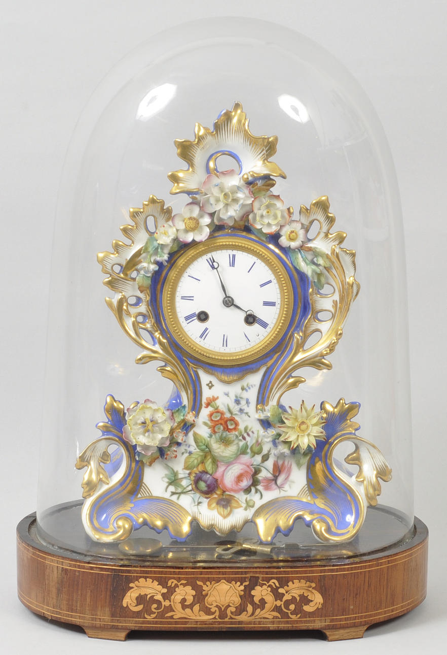 MANTELKLOCKA, cirka 1850.