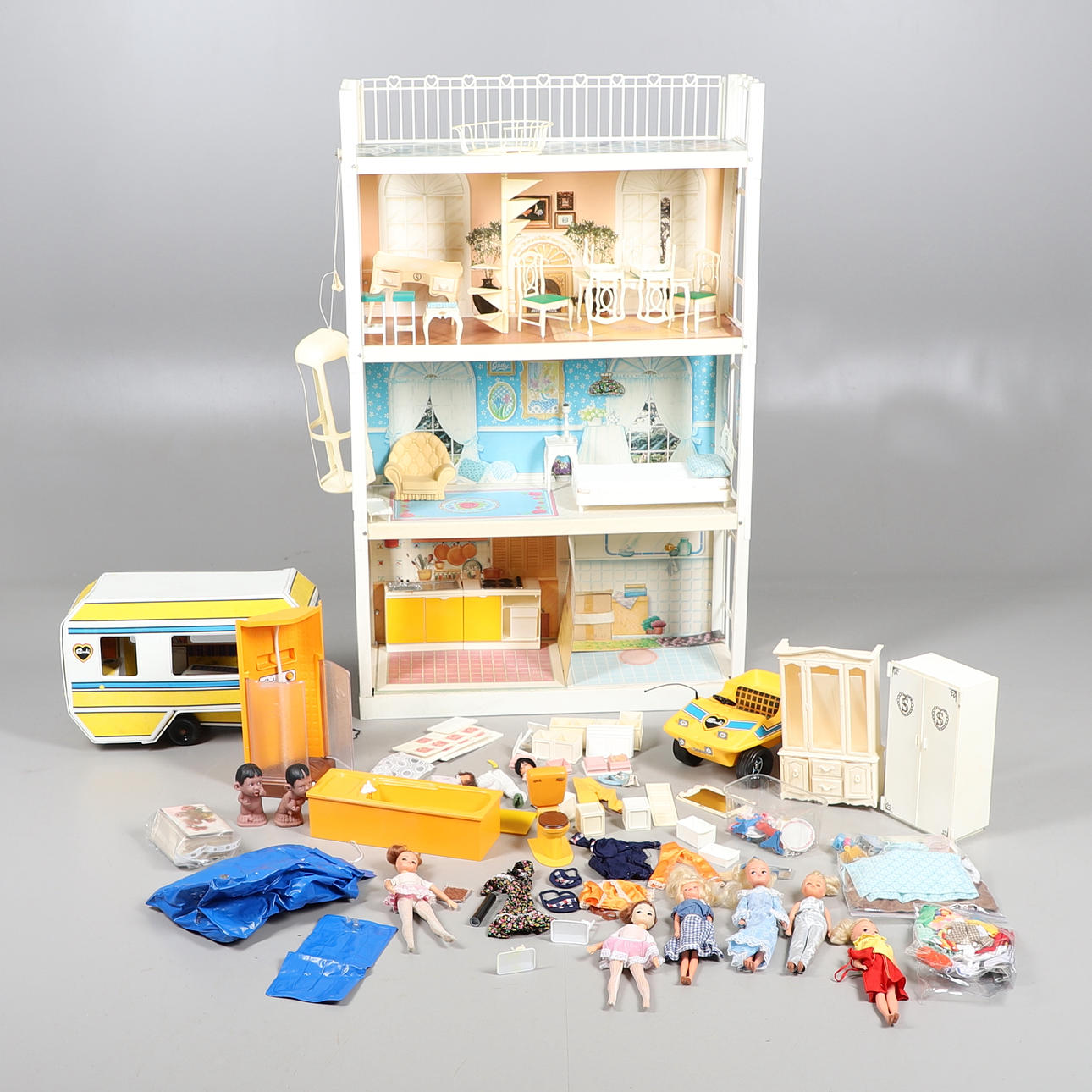 SINDY HOUSE, HUSVAGN & TILLBEHÖR.