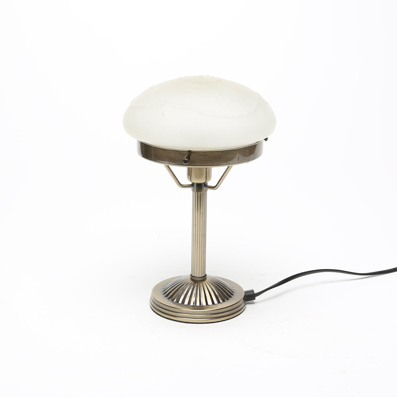 PÖYTÄVALAISIN, lasi/metalli, moderni.