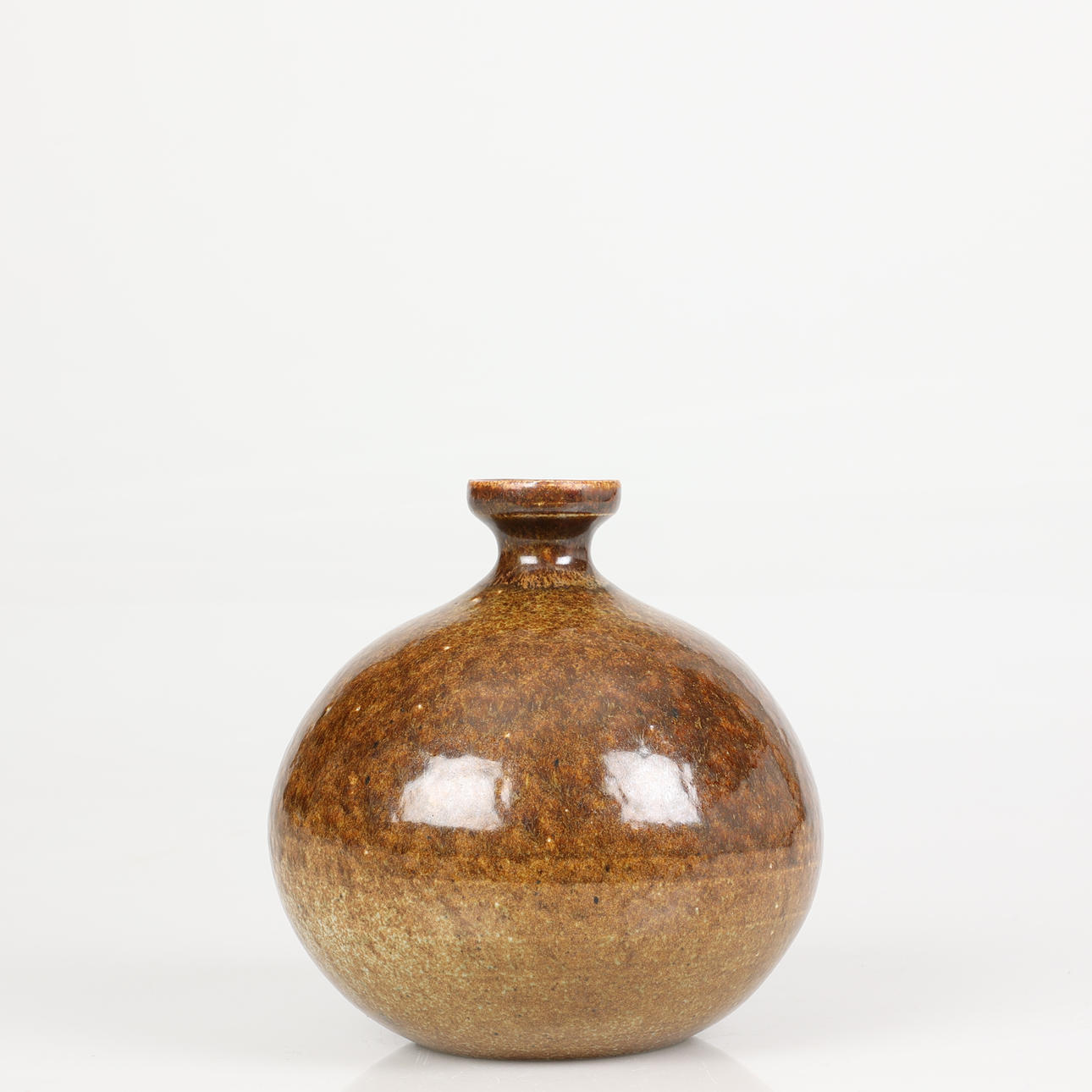 ÅKE WALLDÉN. Vase, glazed stoneware, Walldén, Skottorp, signed.