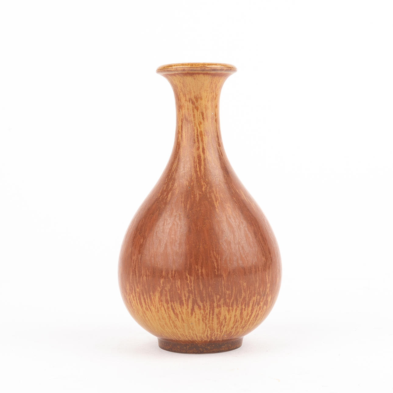 GUNNAR NYLUND. Vas, glaserat stengods, signerad, Rörstrand.