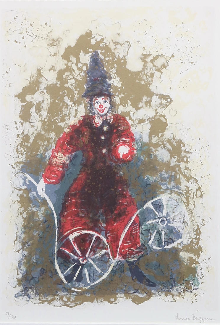 MONICA BERGGREN. lithography, signed and numbered.