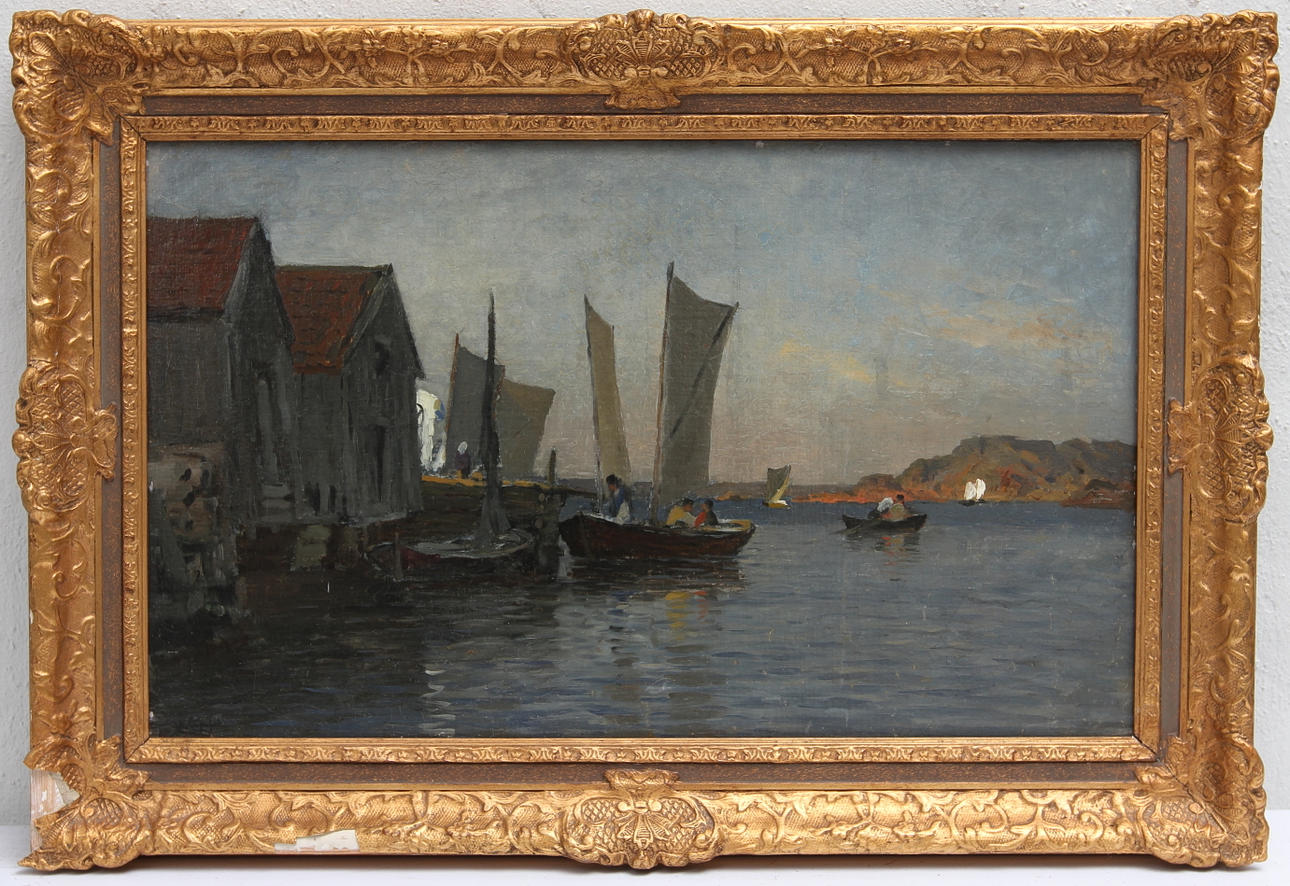 WILHELM VON GEGERFELT. Olja på duk.