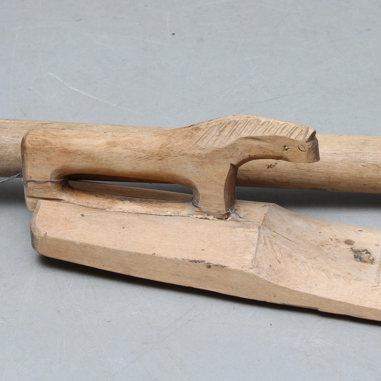 MANGELBRÄDE, allmoge, daterad 1838.