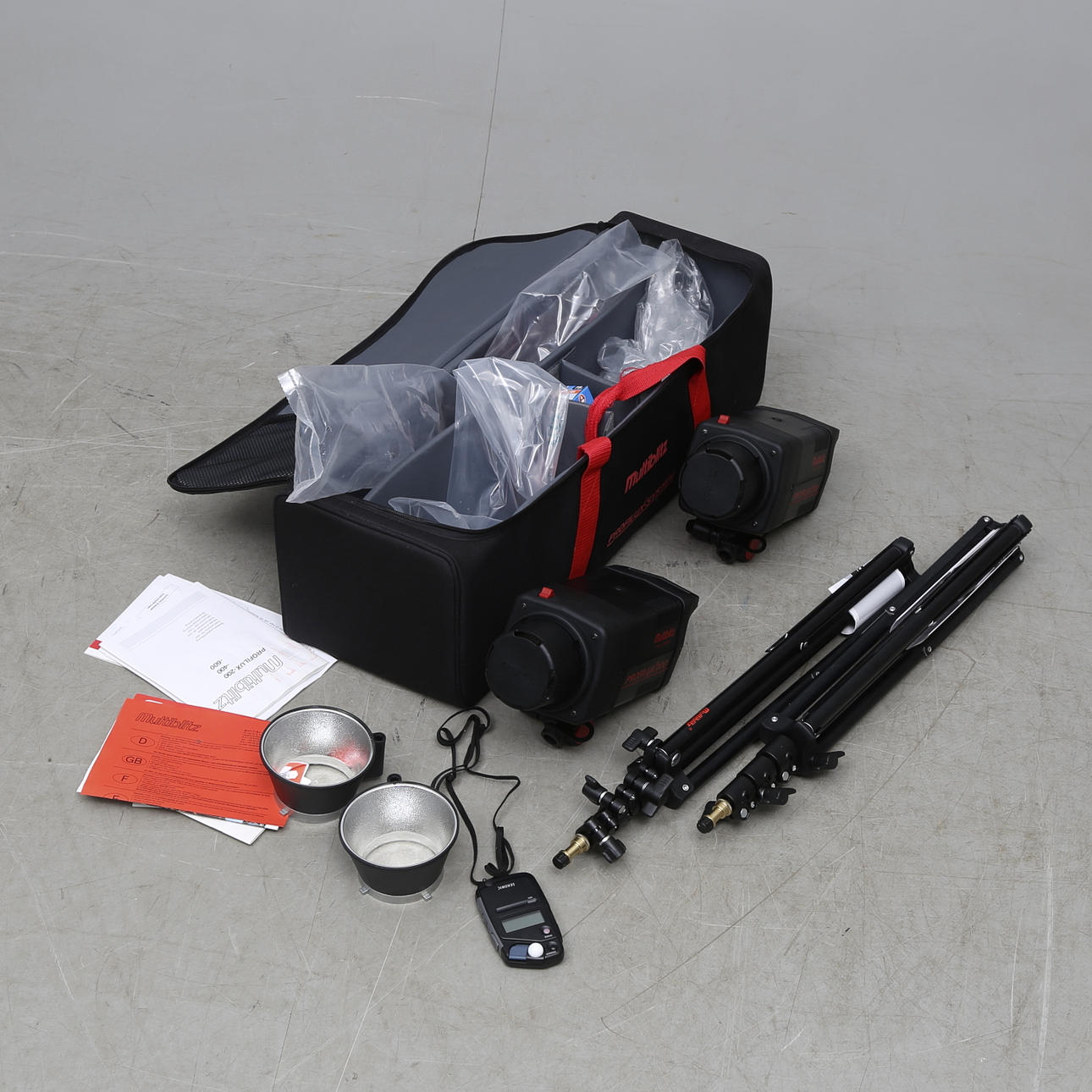 STUDIOBELYSNING, Multiblitz Profilux.