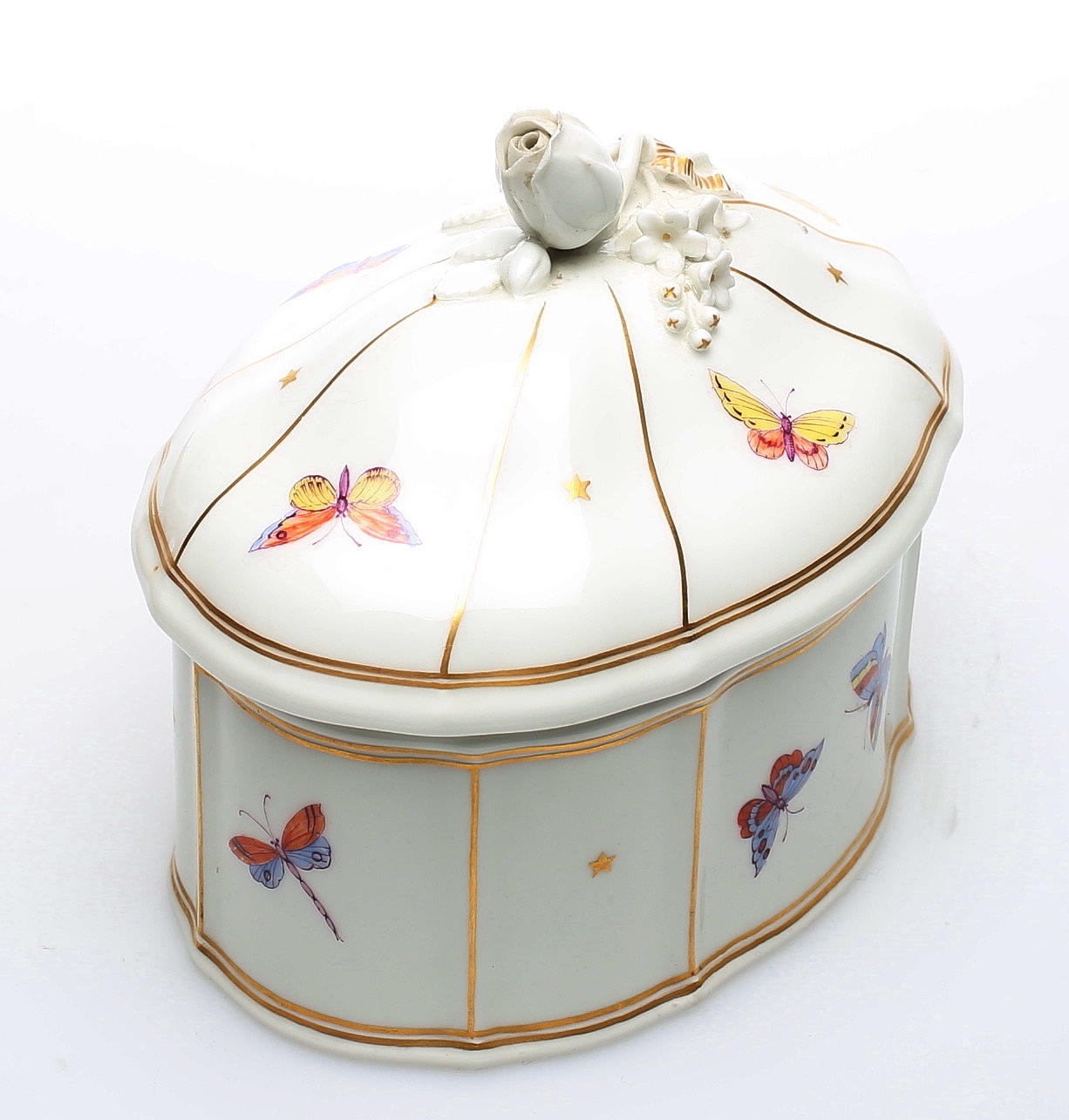 KPM BERLIN, 1870-1945. lock låda.