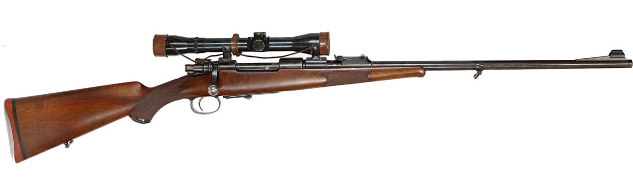 Eine deutsche Repeter-Kugelpistole der Marke Mauser Obendorf, Modell 98, Kaliber 7x57, Ref.-Nr. 56616, SE-Nr. SE2126952.